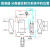 储液器气液分离器10-30P冷媒贮液器热泵空调空气能制冷配件储液罐 深灰色 15-20匹28mm口分离器 FA-209