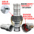 铝合金扳把式快速接头CE型阴阳端胶管水管水带软管油罐输油管接口 米白色_1寸_C+F型(DN25)