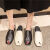 OEMG网红半包头拖鞋女外穿仙女风穆勒单鞋2023新款时尚洋气小高跟凉拖 黑色 35