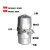 英拜   空压机自动排水器气泵放水阀自清防堵储气罐气动   ZDPS-15 加10-04接头