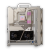 花乐集开放式机箱 开放式机箱matx电脑机箱机架铝合金atx创意个性itx台 ITX-26亮黑色