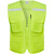 美安明反光安全背心夏季领导工作服透气网眼多口袋反光衣定制 墨绿色 XL