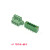 2EDGKM绿色接线端子带固定耳插拔式5.08MM螺丝直弯针PCB2/3/4/8p 4P 弯针座+插头(5套)