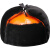 京炼 冬季外场保暖防寒安全帽 豪华橙色款