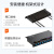 netLINK 抽拉式48口光纤终端盒 OM3万兆多模48芯SC满配 光缆熔接盒光纤配线架(含法兰+尾纤)HTF-GXH-48SC-OM3