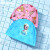 洲克儿童泳帽布男女童不勒头舒适卡通可爱变形金刚宝宝游泳帽 蓝色变形金刚儿童布帽 621504306