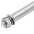 海斯迪克 国标304不锈钢膨胀螺栓（无缝）拉爆螺丝钉膨胀管HKsq-592 M8*100(1个) 