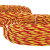 江枫 RVS-2×0.75mm²-300/300V 铜芯聚氯乙烯绝缘线 绞型连接用软电线 红黄 100米/卷