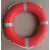 救生圈CCS船检证书成人2.5公斤加厚国标塑料实心救生圈救生衣包邮 喷塑救生圈挂架