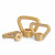  京繁 黄铜螺母 手拧蝶形螺母 一个价 铜三角螺母M14 