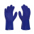 耐适达 止滑加厚防水防滑工作耐磨防油PVC全浸塑劳保手套908/双 蓝色（可定制）