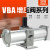 气动压力增压阀VBA10A/11A/20A/40A-02/03/04GN空气加压泵储气罐T VBA40A-04GN 带表带消声器