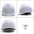 LISM安全帽工地国标工程施工安全建筑男领导电工加厚透气定制印字头盔 白色V型抽拉式帽衬