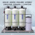 软化水处理设备工业去硬度净水器锅炉井水地下水家用除水垢软水机 300L自动软水机(玻璃钢)