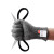 儿童防割手套幼儿园小学生木工防护工具DIY安全劳防木工手套 成人款黑色含钢丝 均码