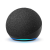 Amazon/ Echo Dot第4代时钟款Alexa智能音箱  智能 Dot4_黑色