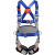 NLNTL 全身高空作业五点式安全带涤纶施工攀岩保险带安全带 双绳1.2m大挂钩带缓冲 
