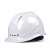 德威狮国标安全帽工地男建筑工程防护透气电力施工头盔abs定制 印字 白色T型豪华透气款