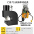 CH75/80/100原材料大吨位双回路液压冲孔机厚角铁槽钢扁铁打孔机 CH75A配单路0.75KW电磁阀泵