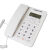 定制C168座式电话机 办公室有线固定座机单机来电显示免电池 中诺C258白色