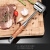 德国ive304不锈钢厨房实心肉锤松肉锤牛肉猪牛排锤敲肉锤打肉锤子 花梨木柄304钢肉锤
