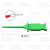 仕熙微型测试钩伸缩微型集成电路IC测试夹子逻辑分析钩子示波器飞机钩 P5013 测试钩 红色