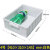 塑料盒子长方形零件盒塑料箱胶框物料螺丝盒五金工具物流箱 W4#白色410310145