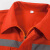 工作服春夏薄款长袖套装男 环卫工人道路施工户外护林员橙色工服 桔红灰反 180