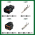 巴也 汽车连接器插件2.2系列 ABS传感器插头 8芯公母1套 BY-DJ7083A-2.2-11/21