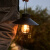 太阳能户外室外防水景观小夜灯阳台花园布置露台装饰吊挂灯 黑色1个装