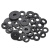 发黑平垫片黑色平垫加大加厚螺丝垫片圆形金属垫圈M4M5M6M8M10M12 M5102 (1斤约649个)
