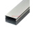 铝合金铝合金方形外开明装电线明线加厚金属桥架装饰布扣压FZB 40*40 壁厚0.7mm