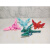 粉童3d打印的龙 3d打印关节可动带翅膀水晶龙家居装饰儿童玩具车 白色15cm