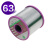 牵跃 松香焊丝 有铅锡丝有铅锡线  Sn63Pb37 单位：卷  800G/卷（1.2mm） 