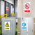 中科港 安全标识牌工厂车间危险警示牌PVC塑料板 当心中毒30x40cm