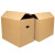 5个装 超大特硬搬家纸箱子收纳整理包装盒快递打包搬的纸壳箱 50*40*40 cm 五层特硬 有扣 5个装