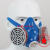 山头林村适用定制适用杭州蓝天牌自吸过滤式防颗粒物呼吸器面具301-XK型防 唐丰双罐防毒面罩