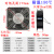 全金属耐高温烤箱机柜排气冷却散热小风扇220V小型轴流风机 150*150*50mm/220v+2铁网 铁叶