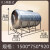 适用于不锈钢304卧式水箱储水桶加厚楼顶厨房蓄水罐大容量吨桶 0.5吨卧式常规加厚水箱（送
