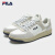 斐乐（FILA）官方男鞋TARGA复古板鞋2024夏季新款塔尔加休闲鞋运动鞋 白棉花糖/雾灰-MF 40