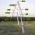 适用于铝合金三角架立杆机人字抱杆摇把扒杆起杆器电杆三脚架电力 人字抱杆立15米杆普通款