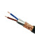 起帆电线电缆 RVVP2*2.5平方屏蔽线信号传输线电源线 2芯铜芯软护套线 黑色 100米