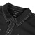 斯凯奇夏男子翻领t恤设计感修身外套时尚休闲百搭梭织短袖衬衫L223M101 碳黑色 M