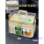 药箱家庭装药物收纳盒家用大容量大号医药箱高颜值多层分类小药箱 半透开放式收纳箱*奶油色