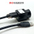 USB3.0工业相机数据线带锁兼容 MV-ACC-01-1201高柔拖链相机线 普通固定线 1.5m