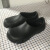 彬单 防水雨鞋EVA材质男女厨房防油舒适减震 白色（有孔） 36 
