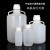 PP三通盖抽真空瓶 手提桶瓶 耐强酸碱PP塑料大桶 高温高压灭菌桶 抽真空瓶2L