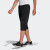 阿迪达斯 （adidas）速干舒适运动七分裤男女阿迪达斯官方 黑色 L XS