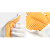 鲁坤 720克  点胶手套 12双加厚点塑手套点珠涂胶手套小点耐磨劳保线手套防滑