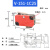 小型行程限位开关V-152/156-1C25自复位3脚微型按键轻触微动开关 V-15-1C25 铜点经济实惠